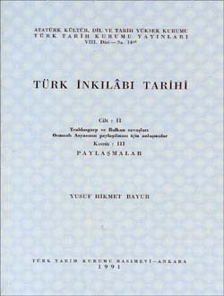 Türk İnkılâbı Tarihi II-III, 1991