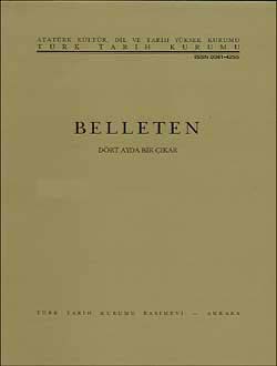Belleten 165. Sayı, 1978