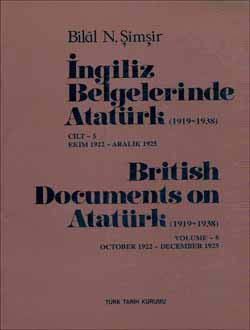 İngiliz Belgelerinde Atatürk - 5 British Document on Atatürk (1919-1938), 2005
