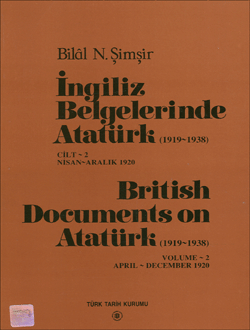 İngiliz Belgelerinde Atatürk - 2 British Document on Atatürk (1919-1938), 2000
