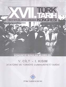 Türk Tarih Kongresi 17/5-1 : Atatürk ve Türkiye Cumhuriyeti Tarihi, 2018