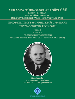 Avrasya Türkologları Sözlüğü I. Cilt - 2. Kitap, 2012